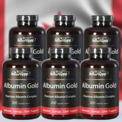 밴쿠버비타민,Albumin Gold(캐나다 알부민) 1500mg, 200capsules  6병 특가 